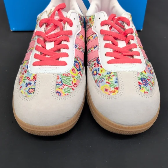 adidas liberty London Women's Floral Pink Sneakers - never worn - Picture 5 of 13